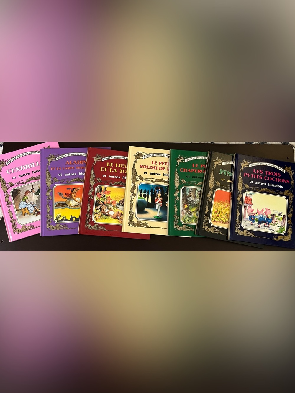Vintage - Set of 7 French Books for Kids